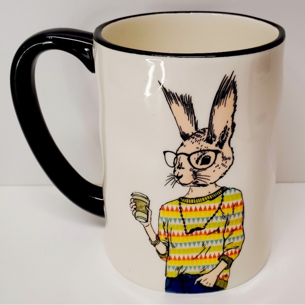 Graphic 17.5 oz Coffee Mug - Cool Rabbit